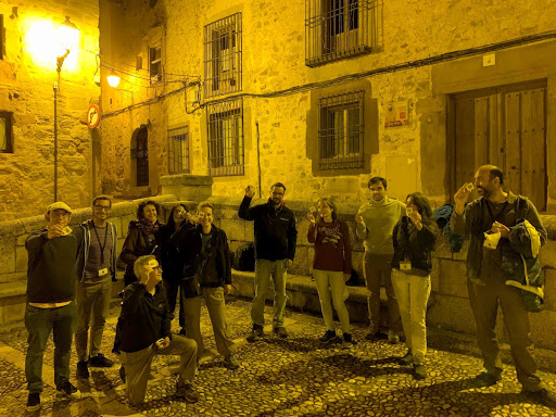 Students map the street lights of Sigüenza