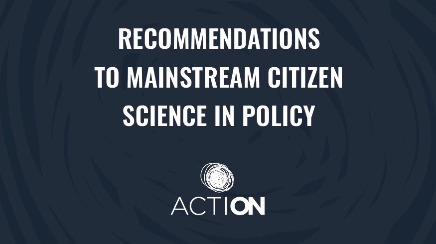 Recommendations to mainstream citizen science